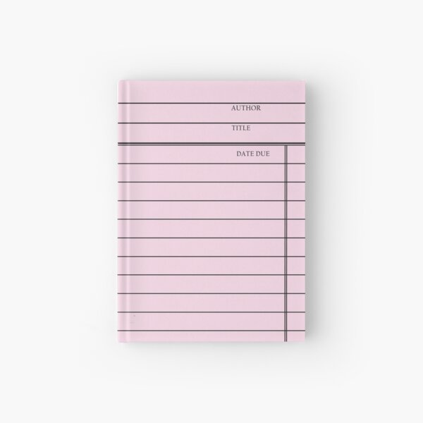 Item preview, Vintage Library Card - Pink designed and sold by cozydaily.