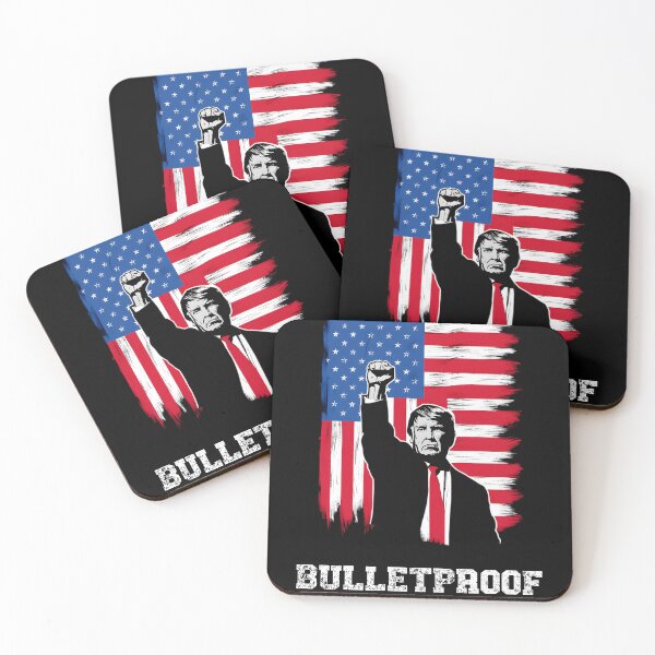 Item preview, Bulletproof Trump 2024 designed and sold by HeadTurningArt.