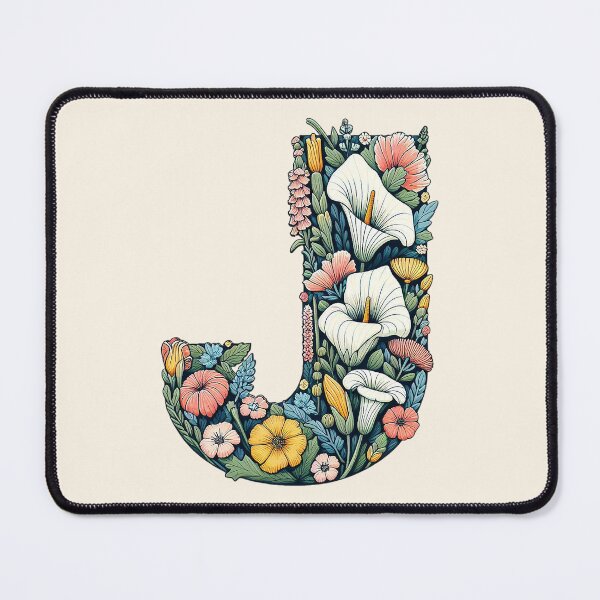 Item preview,  Floral Letter J designed and sold by zzz888.