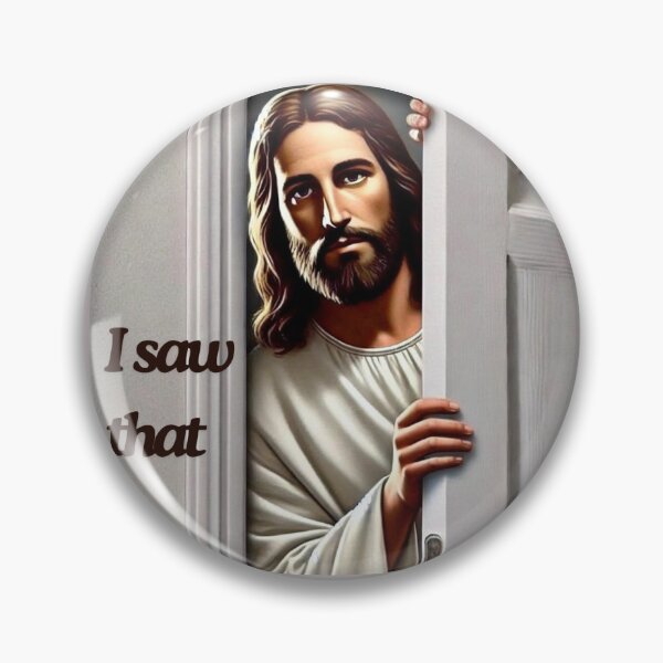 Item preview, jesus i saw that meme designed and sold by CatmemesArt.