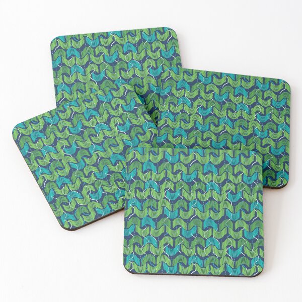 Item preview, Freehand waves, Blue-green version designed and sold by Alex  Blud.