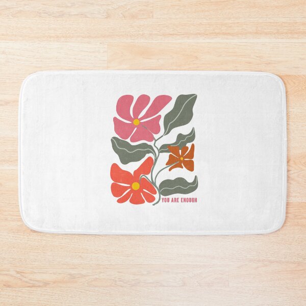 Item preview, You are Enough just as you are/ random Floral design Art/ Retro floral designed and sold by mbarts85.