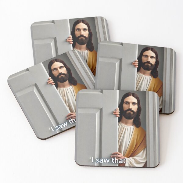Item preview, jesus i saw that meme designed and sold by CatmemesArt.