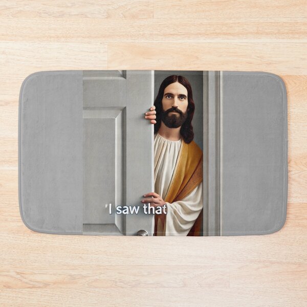 Item preview, jesus i saw that meme designed and sold by CatmemesArt.