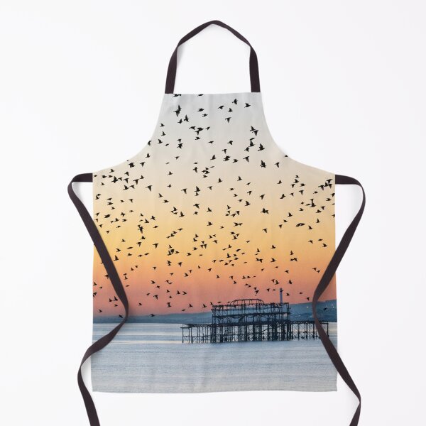 Item preview, Starling Murmuration over Brighton Old Pier designed and sold by sarah-presh.