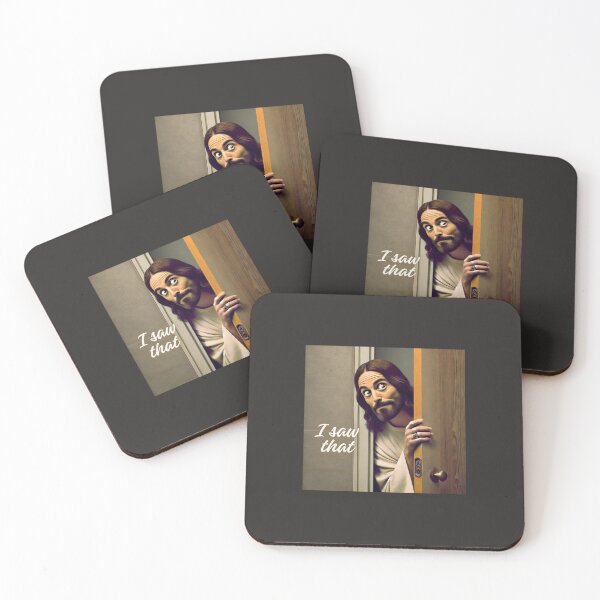 Item preview, Jesus is Watching Meme: I saw that meme designed and sold by CatmemesArt.