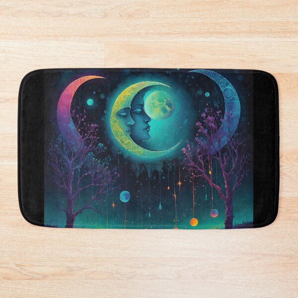 Item preview, Neon Witchy Moonscape  designed and sold by Spellhorn13.