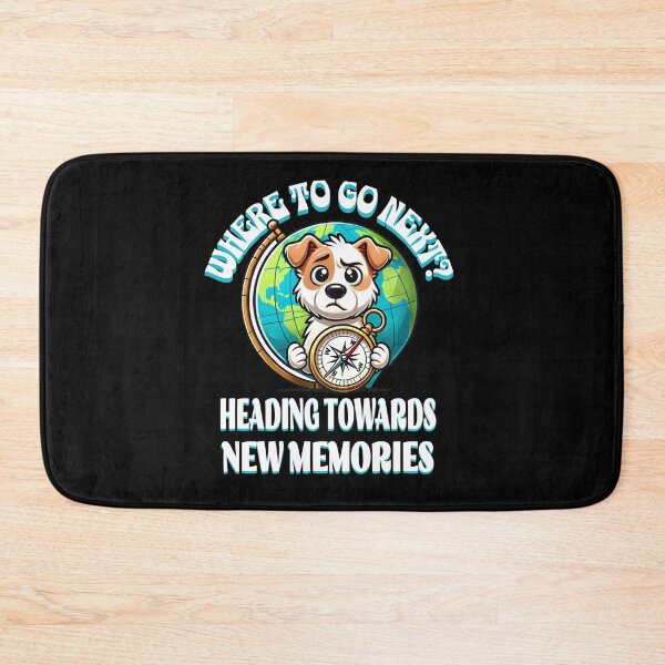 Item preview, Travel T-shirt of a dog: Where to go next? Heading towards new memories designed and sold by incubhabeprints.