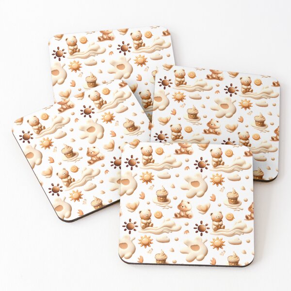 Item preview, Pattern white chocolate bear. designed and sold by SBEE-jirapha.