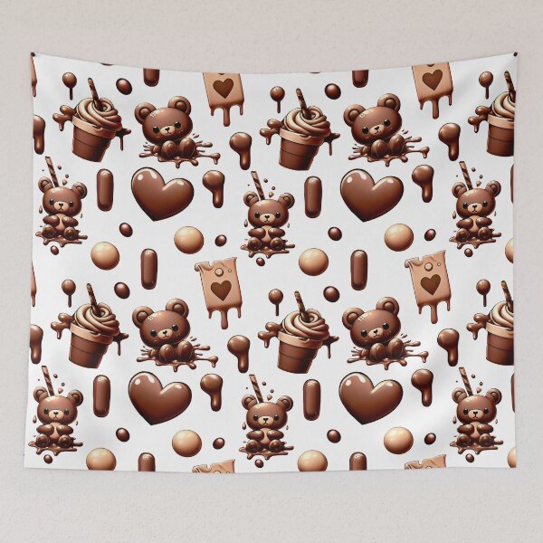 Item preview, Pattern chocolate bear. designed and sold by SBEE-jirapha.