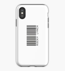 Felsiger Lynch-Barcode-Telefon-Kasten oder Aufkleber - horizontal iPhone-Hülle & Cover