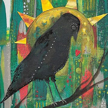 Artwork thumbnail, Crow Art Merchandise by Sarah Bowden