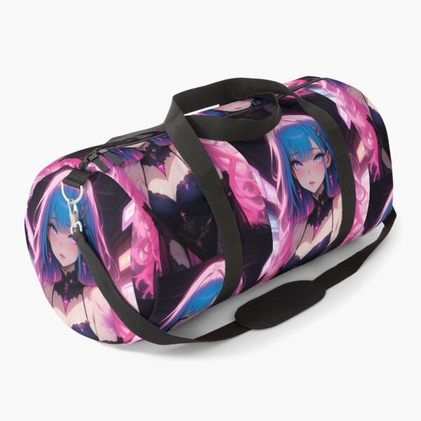 Item preview, Beautiful Anime Girl with Blue and Pink Hair designed and sold by ByteyCreatives.
