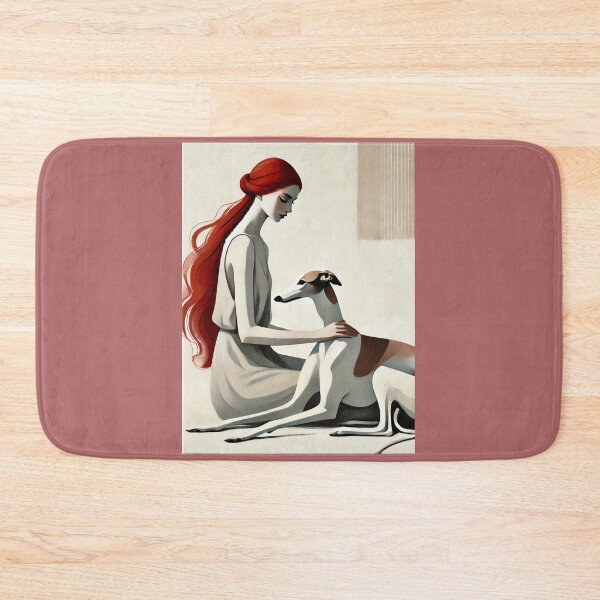 Item preview, Galgo and her redhead friend designed and sold by GalgoArt.