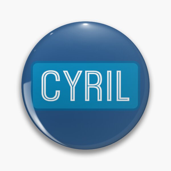 Artikelvorschau, Cyril Name entworfen und verkauft von Jeallan Designs.