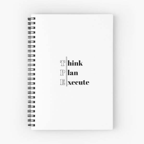 Item preview, THINK, PLAN, EXECUTE designed and sold by SimiDach.