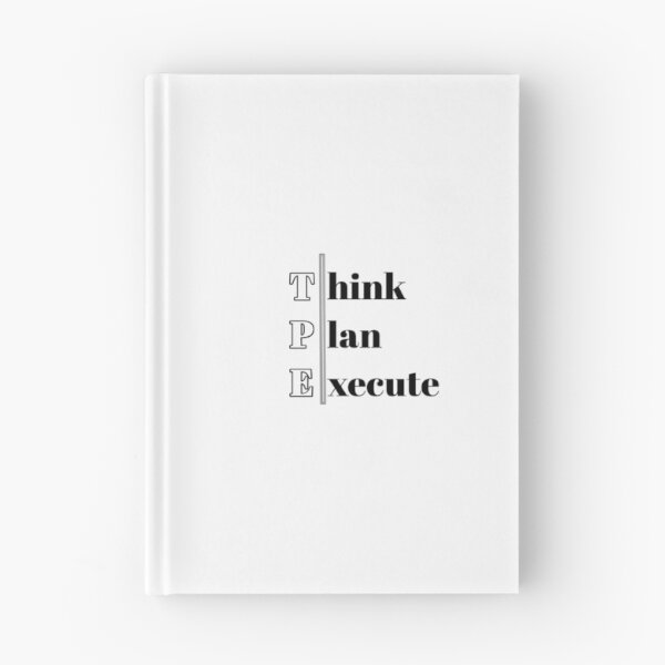 Item preview, THINK, PLAN, EXECUTE designed and sold by SimiDach.