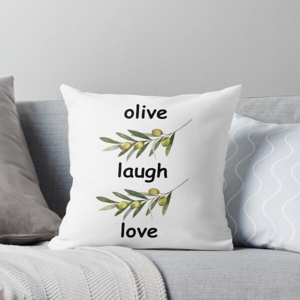 Item preview, live laugh love but it's an olive pun designed and sold by imateagirl.