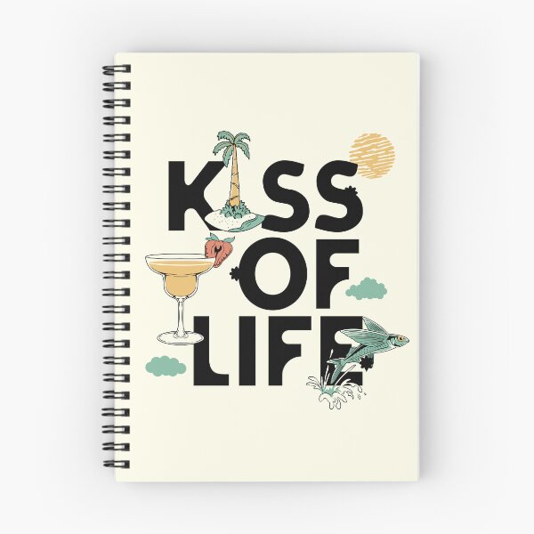 Item preview, Kiss of life kiof summer beach typography text kpop Morcaworks designed and sold by Morcawork.