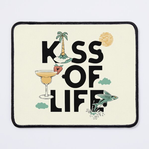 Item preview, Kiss of life kiof summer beach typography text kpop Morcaworks designed and sold by Morcawork.