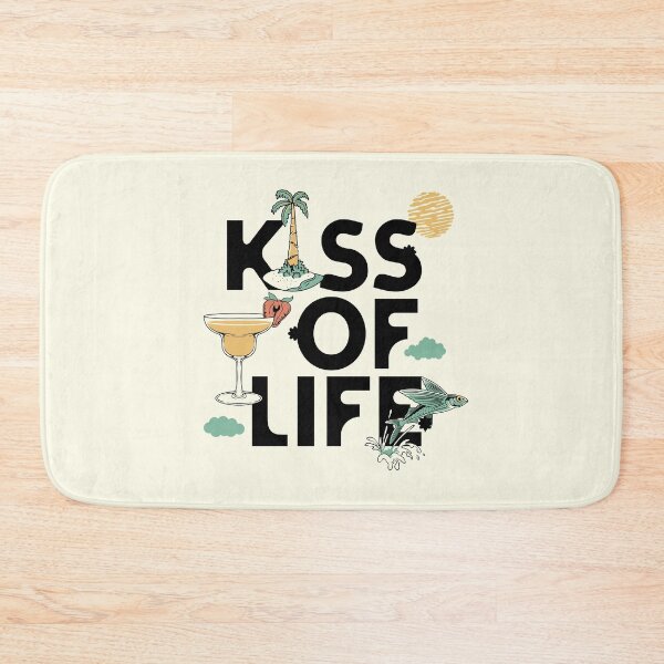 Item preview, Kiss of life kiof summer beach typography text kpop Morcaworks designed and sold by Morcawork.