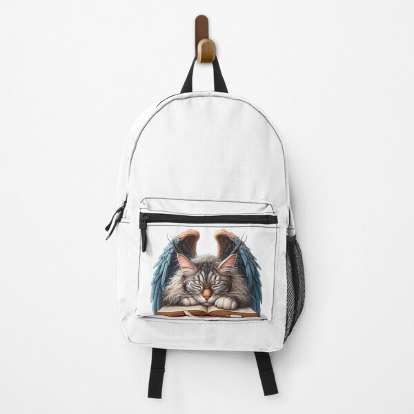 Item preview, Tired Maine Coon Cat with a Book designed and sold by daruneenok.