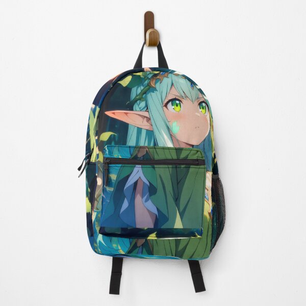 Item preview, Cute Anime Elf with Green Eyes designed and sold by ByteyCreatives.