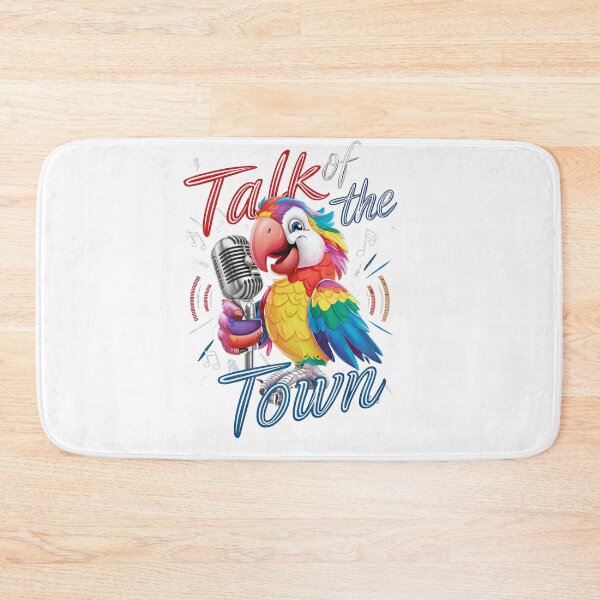 Item preview, Charming parrot with microphone - Talk of the Town designed and sold by Jawoahl.