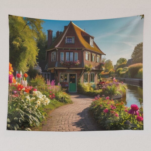 Item preview, Riverside Blossom House designed and sold by BlareBlare.