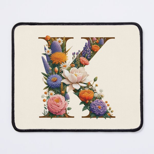 Item preview, Floral Letter K designed and sold by zzz888.