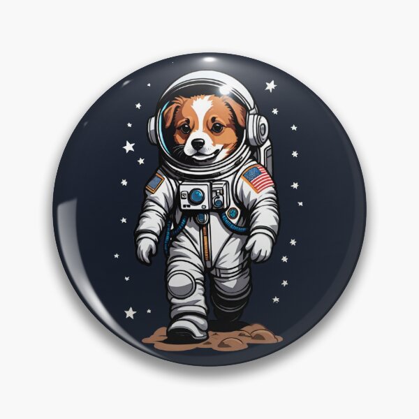 Item preview, Dogstronaut (#05) dog astronaut in space [Create a set!] designed and sold by SolidEarthArt.