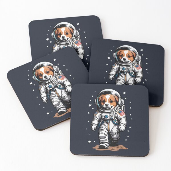 Item preview, Dogstronaut (#05) dog astronaut in space [Create a set!] designed and sold by SolidEarthArt.