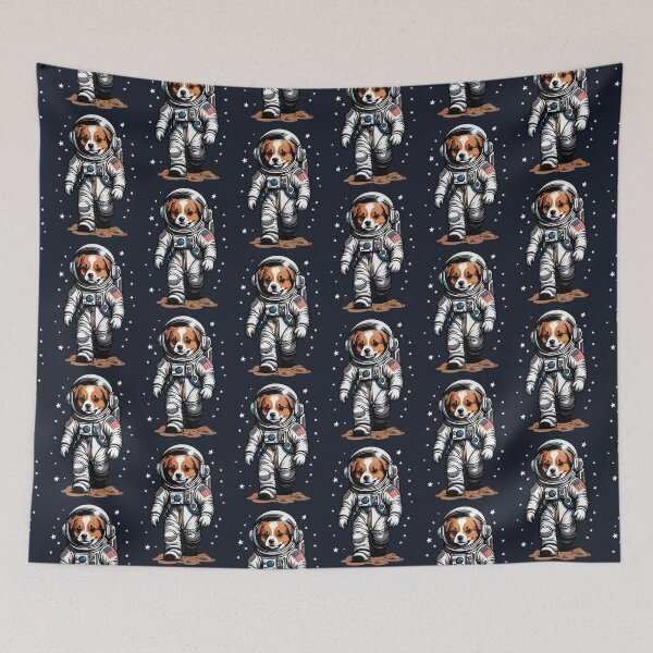 Item preview, Dogstronaut (#05) dog astronaut in space [Create a set!] designed and sold by SolidEarthArt.