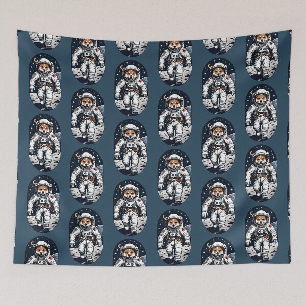 Item preview, Dogstronaut (#06) dog astronaut in space [Create a set!] designed and sold by SolidEarthArt.