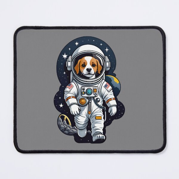 Item preview, Dogstronaut (#07) dog astronaut in space [Create a set!] designed and sold by SolidEarthArt.
