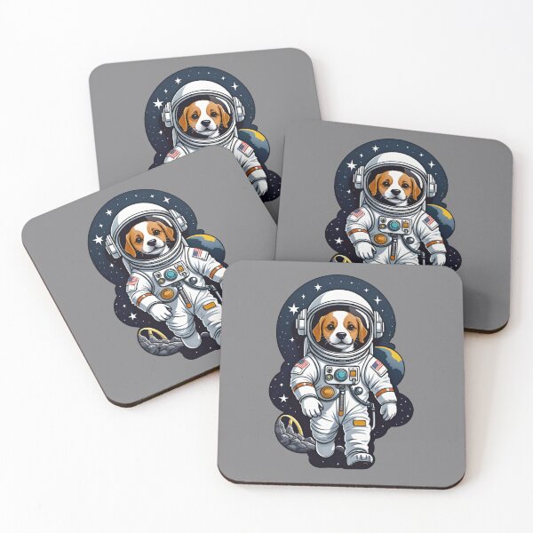 Item preview, Dogstronaut (#07) dog astronaut in space [Create a set!] designed and sold by SolidEarthArt.
