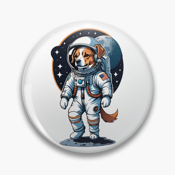 Item preview, Dogstronaut (#08) dog astronaut in space [Create a set!] designed and sold by SolidEarthArt.