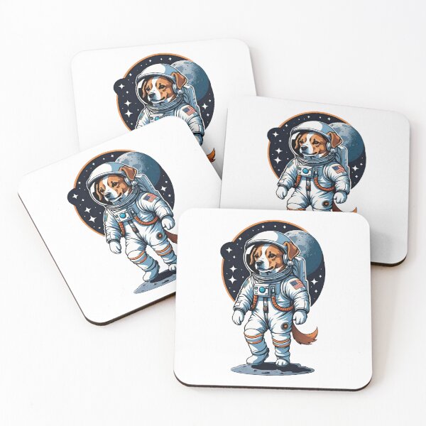 Item preview, Dogstronaut (#08) dog astronaut in space [Create a set!] designed and sold by SolidEarthArt.