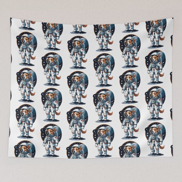 Item preview, Dogstronaut (#08) dog astronaut in space [Create a set!] designed and sold by SolidEarthArt.
