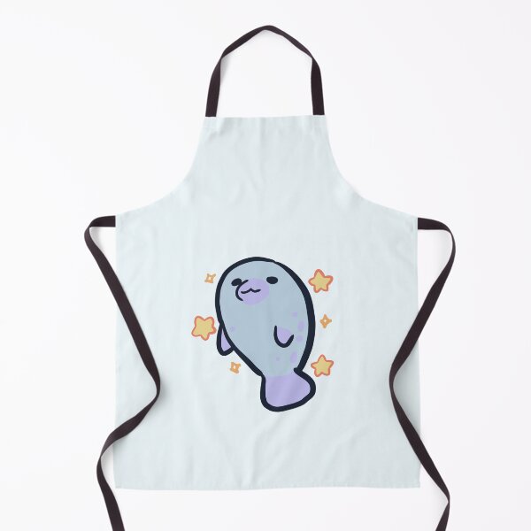 Item preview, Kawaii manatee with stars designed and sold by Artofmayara.