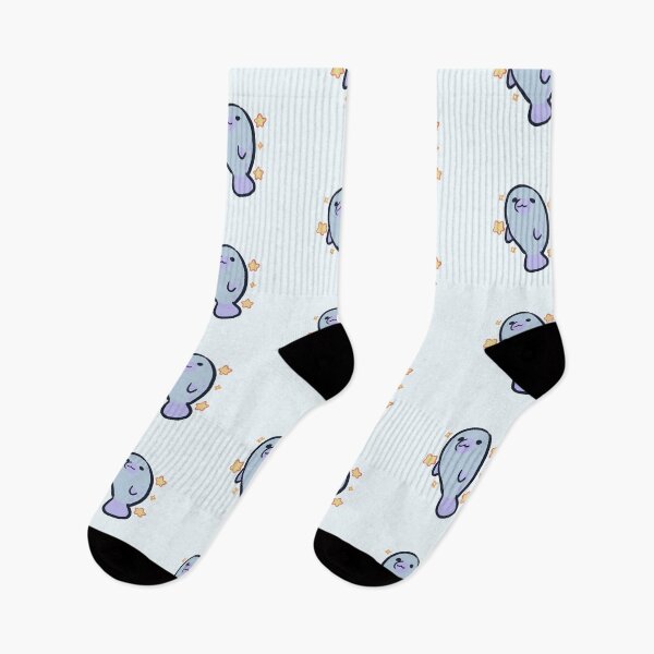 Item preview, Kawaii manatee with stars designed and sold by Artofmayara.