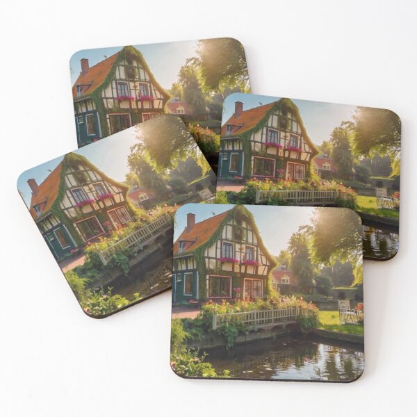 Item preview, Charming Riverside Garden Cottage designed and sold by BlareBlare.