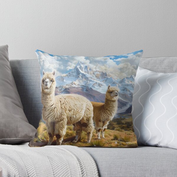 Item preview, Alpaca on the mountain. designed and sold by kizenya.