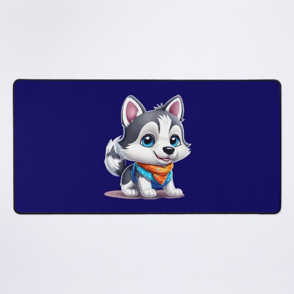 Item preview, Adorable "Cute Siberian Dog in 60s Cartoon" Design - Retro Charm Meets Cuteness designed and sold by InwzaDesign.