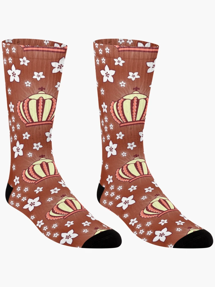 Thumbnail 3 of 5, Socks, Royal Rococo, Red version designed and sold by Alex Blud.