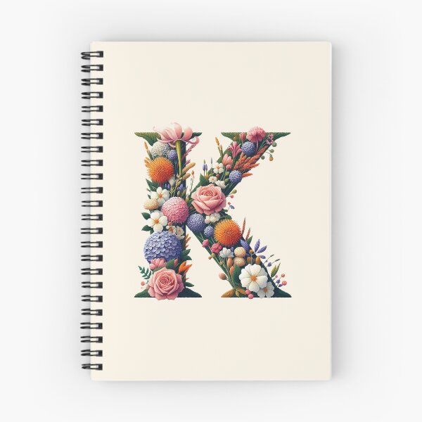 Item preview, Floral Letter K designed and sold by zzz888.
