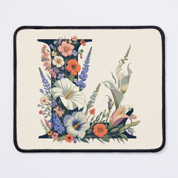 Item preview, Floral Letter L designed and sold by zzz888.