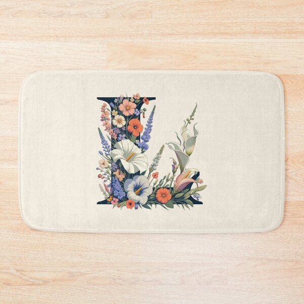 Item preview, Floral Letter L designed and sold by zzz888.