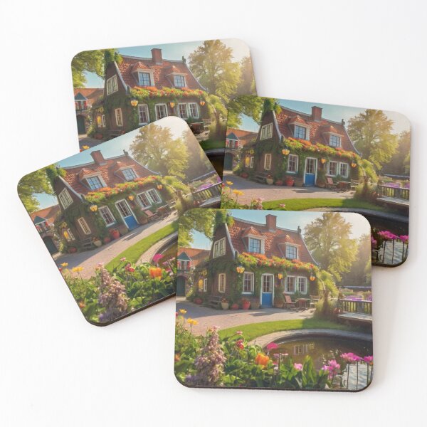 Item preview, Riverside Floral Cottage designed and sold by BlareBlare.