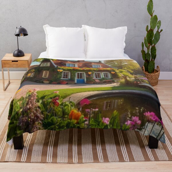 Item preview, Riverside Floral Cottage designed and sold by BlareBlare.